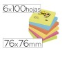 Notas Adhesivas Post-it 654-TFEN 76 x 76 mm A7 Estándar de Post-it, Notas autoadhesivas - Ref: M0309377, Precio: 16,04 €, Des...