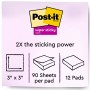 Notes Adhésives Post-it 70005197887 Jaune (12 Unités) de Post-it, Feuillets autocollants - Réf : M0309384, Prix : 23,45 €, Re...