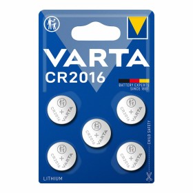 Lithiumknopfzellen Varta 6016101415 CR2016 3 V (5 Stück) von Varta, Einwegbatterien - Ref: S7904554, Preis: 6,04 €, Rabatt: %