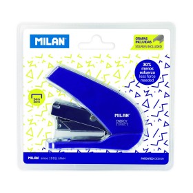 Agrafeuse Milan Bleu de Milan, Agrafeuses manuelles - Réf : S7906389, Prix : 6,92 €, Remise : %