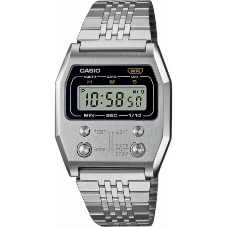 Relógio masculino Casio A1100D-1EF Cinzento Prateado | Tienda24 Tienda24.eu