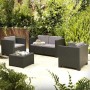 Garden furniture SP Berner Diva Tropea Anthracite Dark grey (4 Pieces) | Tienda24 - Global Online Shop Tienda24.eu