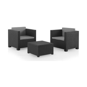 Garden furniture SP Berner Diva Tropea Anthracite Dark grey (4 Pieces) | Tienda24 - Global Online Shop Tienda24.eu