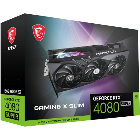 Grafikkarte MSI X SLIM GEFORCE RTX 4080 SUPER 16 GB GDDR6X von MSI, Grafikkarten - Ref: M0309664, Preis: 1,00 €, Rabatt: %