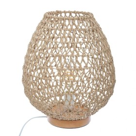 Desk lamp Atmosphera Tressé Sand 40 W Ø 35,5 x 30 cm by Atmosphera, Bedside and Table Lamps - Ref: S7910110, Price: 57,41 €, ...