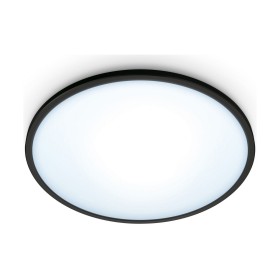 Ceiling Light Philips Wiz 14 W ø 24,2 x 2,3 cm White Black Multicolour Metal Aluminium (2700 K) (6500 K) by Philips, Ceiling ...