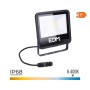 LED spotlight EDM Black 50 W F 4000 Lm (6400 K) | Tienda24 - Global Online Shop Tienda24.eu