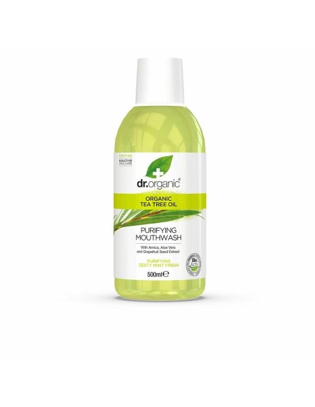 Lavagem Bocal Tea Tree Dr.Organic Bioactive Organic Óleo de árvore-do-chá 500 ml | Tienda24 Tienda24.eu