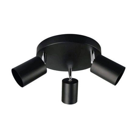 Deckenlampe EDM GU10 50 W Schwarz Kunststoff Ø 20 x 9 x 14,6 cm | Tienda24 - Global Online Shop Tienda24.eu