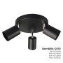 Deckenlampe EDM GU10 50 W Schwarz Kunststoff Ø 20 x 9 x 14,6 cm | Tienda24 - Global Online Shop Tienda24.eu