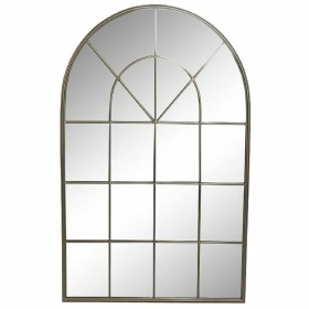 Espejo de pared DKD Home Decor Espejo Dorado Metal Ventanas