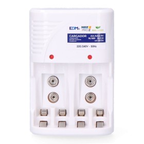 Akku-Ladegerät EDM 4 Batterien AA/AAA/6F22 von EDM, Ladegeräte für Haushaltsbatterien - Ref: S7915726, Preis: 10,81 €, Rabatt: %