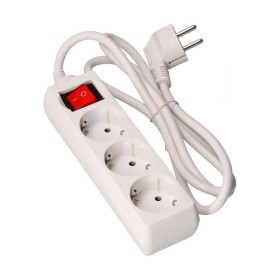 Extensão com 3 tomadas com interruptor EDM Schuko (1,5 m) de EDM, Réguas - Ref: S7915748, Preço: 6,68 €, Desconto: %