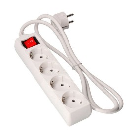 4-socket plugboard with power switch EDM Schuko (1,5 m) by EDM, Power Strips - Ref: S7915749, Price: 7,09 €, Discount: %