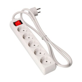 Regleta Enchufes 5 Tomas con Interruptor EDM Schuko (1,5 m) de EDM, Regletas - Ref: S7915750, Precio: 7,68 €, Descuento: %