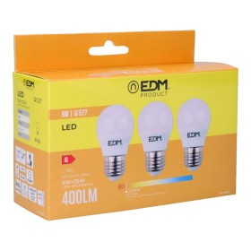 Pack of 3 LED bulbs EDM G 5 W E27 Ø 4,5 x 8 cm (3200 K) by EDM, LED Bulbs - Ref: S7916656, Price: 4,96 €, Discount: %