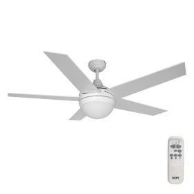 Ventilador de Techo con Luz EDM 33988 Adriatico Blanco 60 W de EDM, Ventiladores de techo con lámpara - Ref: S7917025, Precio...