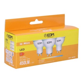 Conjunto de 3 lâmpadas LED EDM F 5 W GU10 450 lm Ø 5 x 5,5 cm (3200 K) de EDM, Lâmpadas LED - Ref: S7917419, Preço: 5,87 €, D...