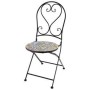 Chaise de jardin Praha Noir Extérieur Fer (39 x 47 x 94 cm) | Tienda24 - Global Online Shop Tienda24.eu