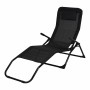 Sun-lounger Ambiance Foldable Black 158 cm | Tienda24 - Global Online Shop Tienda24.eu