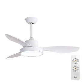 Ceiling Fan with Light EDM 33817 Arctic White 24 W 38 W 2160 Lm by EDM, Ceiling Fans with Lamp - Ref: S7919064, Price: 169,44...