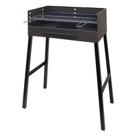 Barbecue a Carbone con Coperchio e Ruote DKD Home Decor Nero Metallo Plastica Rettangolare 52,4 x 59 x 91,6 cm | Tienda24 - Global Online Shop Tienda24.eu