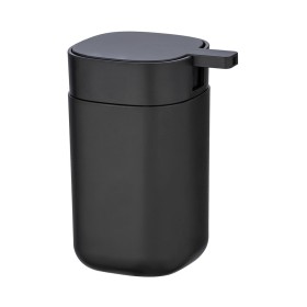 Distributeur de Savon Wenko Noir mat Plastique 350 ml de Wenko, Supports et distributeurs - Réf : S7920307, Prix : 9,96 €, Re...