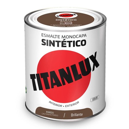 Synthetische Emaille Titanlux 5808942 Brillant Braun 750 ml | Tienda24 - Global Online Shop Tienda24.eu