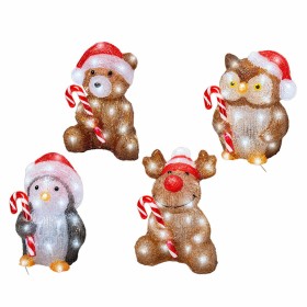 Dekorative Gartenfigur 491338 tiere Weihnachten 17,8 x 17,2 x 23,5 cm von BigBuy Christmas, Weihnachten - Ref: S7920852, Prei...