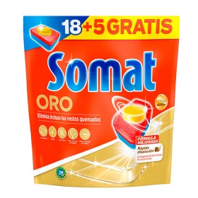 Pastilhas para Máquina de Lavar Louça Somat Oro de Somat, Detergentes para máquinas de lavar louça - Ref: S7921063, Preço: 10...