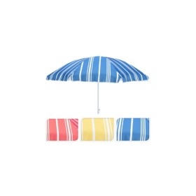 Guarda-sol de praia Às riscas Ø 180 cm de BigBuy Outdoor, Sombrinhas - Ref: S7922383, Preço: 20,16 €, Desconto: %