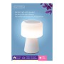 Lampe LED avec haut-parleur Bluetooth et chargeur sans fil Lumineo 894417 Blanc 22,5 cm Rechargeable | Tienda24 - Global Online Shop Tienda24.eu