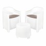 Set Tavolo con 2 Sedie IPAE Progarden Luna sluc06bg Bianco Giardino (3 Pezzi) | Tienda24 - Global Online Shop Tienda24.eu