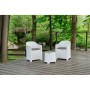 Set Tavolo con 2 Sedie IPAE Progarden Luna sluc06bg Bianco Giardino (3 Pezzi) | Tienda24 - Global Online Shop Tienda24.eu