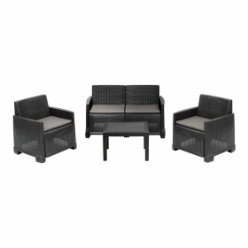 Tisch-Set mit 2 Stühlen DKD Home Decor Weiß 80 cm 60 x 60 x 70 cm (3 pcs) | Tienda24 - Global Online Shop Tienda24.eu