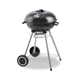 Barbecue a Carbone con Coperchio e Ruote DKD Home Decor Nero Metallo Plastica Rettangolare 52,4 x 59 x 91,6 cm | Tienda24 - Global Online Shop Tienda24.eu