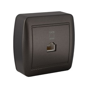 Telephone and ADSL socket Solera Mural Graphite RJ45 by Solera, Sockets - Ref: S7923563, Price: 18,08 €, Discount: %