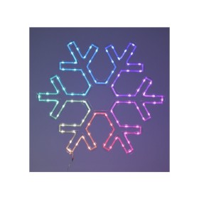 Decorazione Natalizia Lifetime RGB Fiocchi di neve 50 x 43 cm LED RGB di Lifetime, Natale - Rif: S7924435, Prezzo: 34,40 €, S...