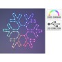 Christmas bauble Lifetime RGB Snowflakes 50 x 43 cm LED RGB | Tienda24 - Global Online Shop Tienda24.eu