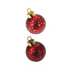 Bola de Natal Lifetime Vermelho Ø 15 cm Leve LED de Lifetime, Natal - Ref: S7924439, Preço: 14,17 €, Desconto: %