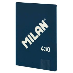 Cahier Milan 1918 Blue marine A4 à carreaux de Milan, Blocs mémo - Réf : S7925069, Prix : 3,62 €, Remise : %