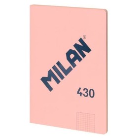 Cahier Milan 1918 Rose A4 à carreaux de Milan, Blocs mémo - Réf : S7925070, Prix : 3,64 €, Remise : %