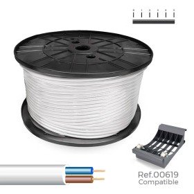 Cable Eléctrico Manguera Sediles Blanco 2 x 1,5 mm 200 m H05VV-F de Sediles, Cables eléctricos - Ref: S7925565, Precio: 220,9...