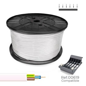 Cable EDM 2 X 0,5 mm White 15 m | Tienda24 - Global Online Shop Tienda24.eu