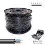 Cavo Elettrico Tubo Sediles Nero 2 x 1 mm 300 m H05VV-F | Tienda24 - Global Online Shop Tienda24.eu