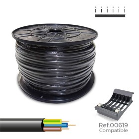 Cable EDM 3 x 1 mm Negro 25 m | Tienda24 - Global Online Shop Tienda24.eu