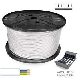 Cable Eléctrico Manguera Sediles Blanco 2 x 1,5 mm 200 m h05vvh2-f | Tienda24 - Global Online Shop Tienda24.eu