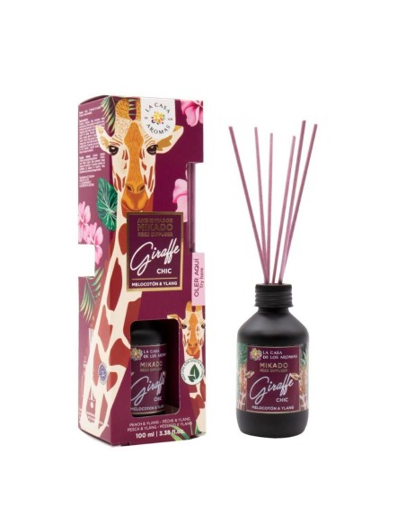 Varitas Perfumadas La Casa de los Aromas Giraffe Chic Melocotón Ylang Ylang (100 ml) | Tienda24 Tienda24.eu