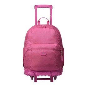 Mochila Escolar com Rodas Totto MA03TKI003-23100-M89 Cor de Rosa de Totto, Mochilas tipo casual - Ref: M0310414, Preço: 44,06...