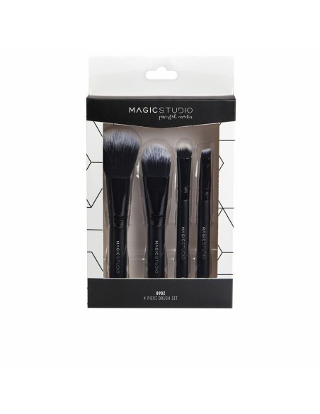 Set of Make-up Brushes Magic Studio (4 pcs) | Tienda24 Tienda24.eu